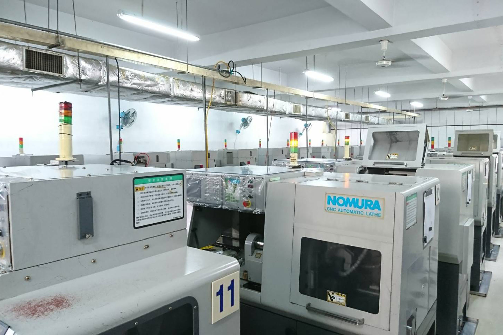 CNC lathe department